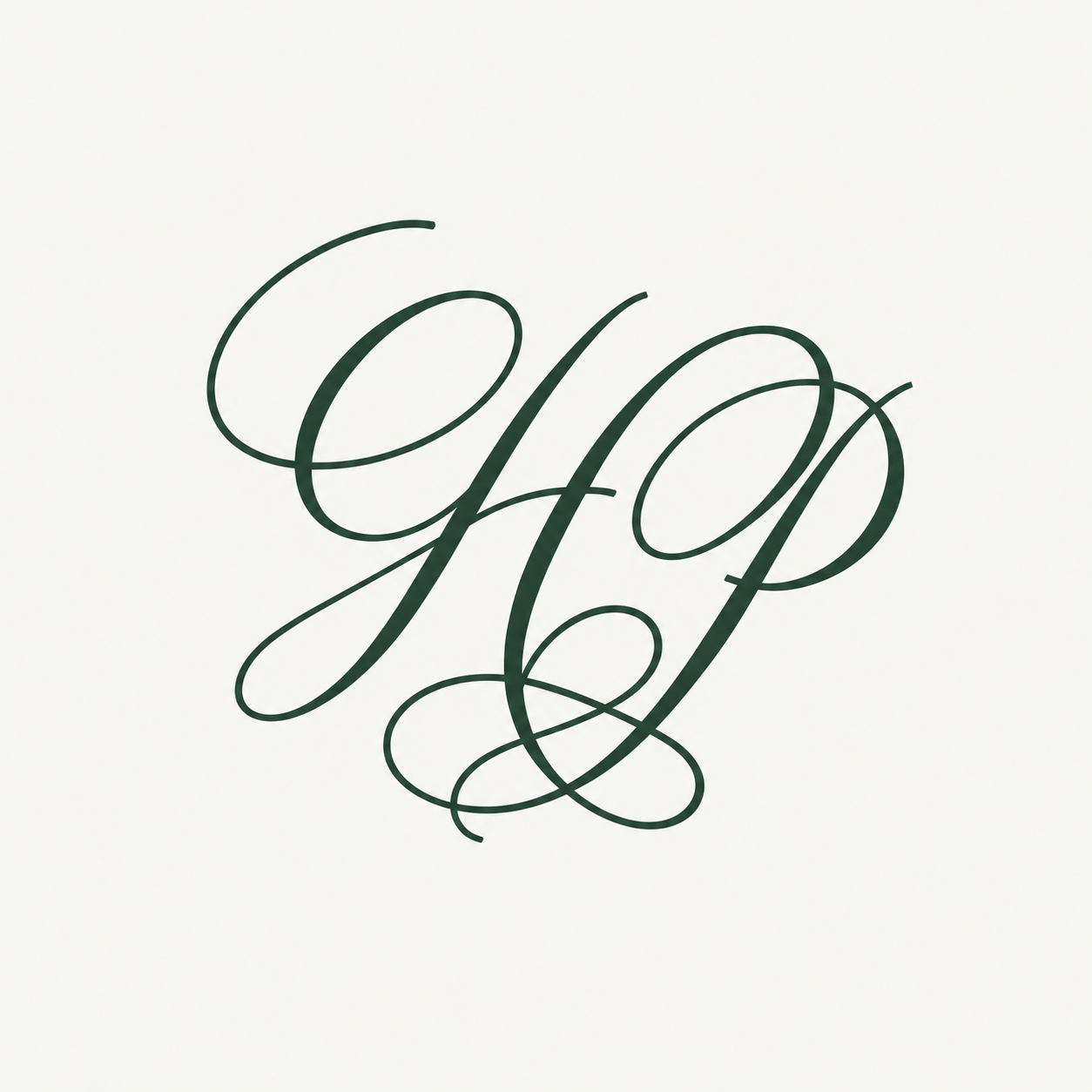 Hannah and Patrick monogram